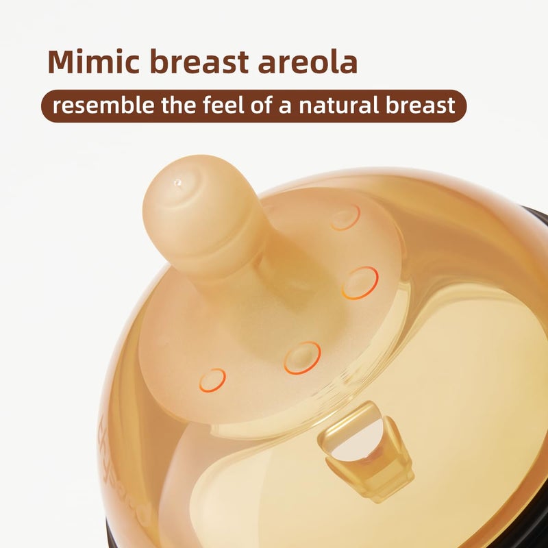 thyseed PPSU Natural Breast-Like Bottle with Nipple(7-10 Months),10oz，1pack - Image 5